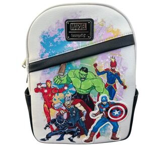 Marvel Loungefly Avengers Mini Backpack Artist Series Superheroes NWT Disney‎